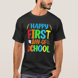 100 dagen school voor kinderen en kleuteronderwijs t-shirt