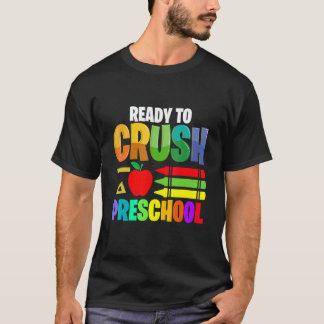 100 dagen school voor kinderen en kleuteronderwijs t-shirt
