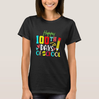100 dagen school voor kinderen en kleuteronderwijs t-shirt