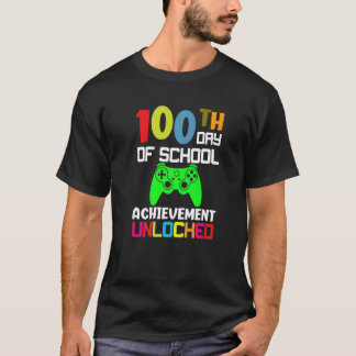 100 dagen school voor kinderen en kleuteronderwijs t-shirt