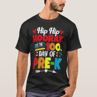100 dagen school voor kinderen jongens Pre K leraa T-shirt