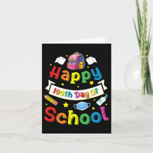 100 dagen school voor leraren en studenten gift kaart