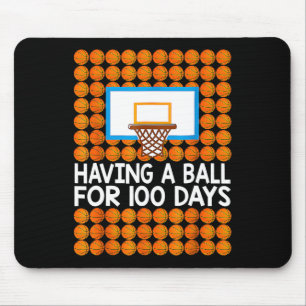 100 dagen schoolbal 100e dag balls cadeau muismat