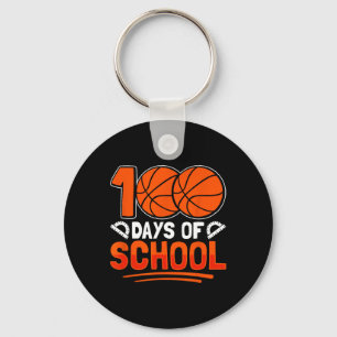 100 dagen schoolbasketbal voor leerlingen Coach P Sleutelhanger