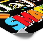 100 dagen schoolbevalling leraar 100 poster (Hoek)