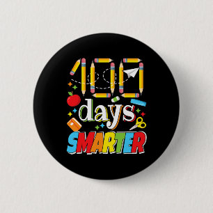 100 dagen schoolbevalling leraar 100 ronde button 5,7 cm