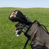 100 dagen schoolbloem regenboog groovy retro golfheadcover (Insitu)