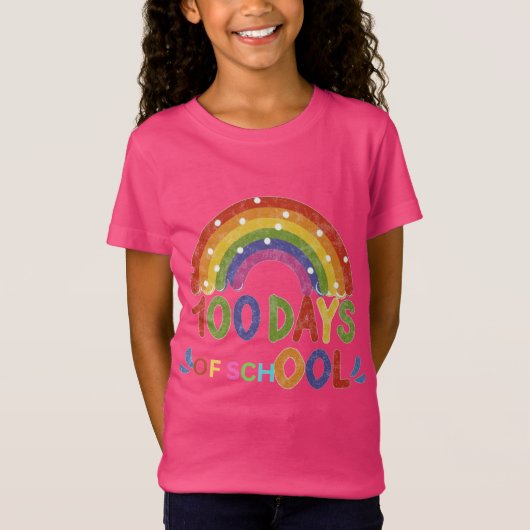 100 dagen schoolcadeau t-shirt (Voorkant)