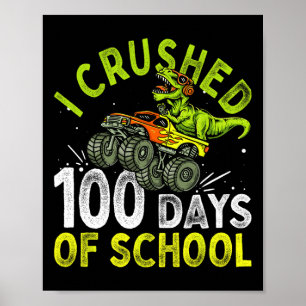 100 dagen schooldinosaurusmonster poster