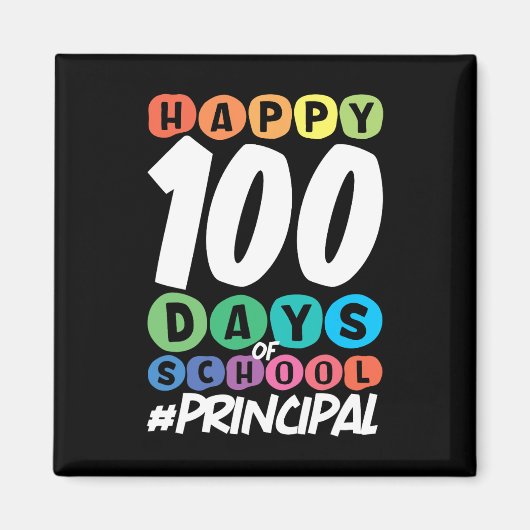 100 dagen schooldirecteur magneet (Voorkant)