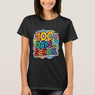 100 dagen schooldraak thema Kinder leraar Outfi T-shirt