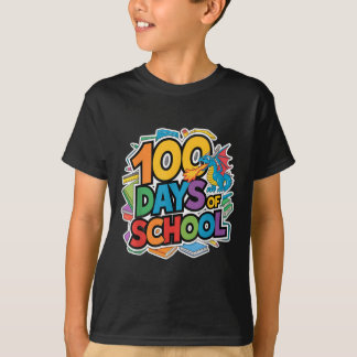 100 dagen schooldraak thema Kinder leraar Outfi T-shirt
