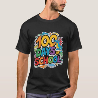 100 dagen schooldraak thema Kinder leraar Outfi T-shirt