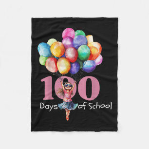 100 dagen schoolfeest outfit Kinder, meisjes Fleece Deken