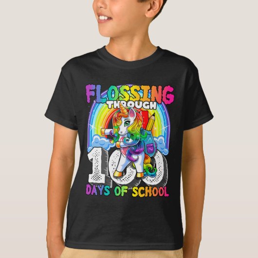 100 dagen schoolfeesten Unico T-shirt (Voorkant)