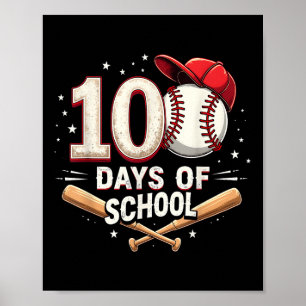 100 dagen schoolhonkbal 100e schooldag poster