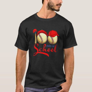 100 dagen schoolhonkballeraar Jongen Meisje Kinder T-shirt