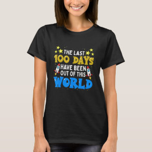 100 dagen schooljongens buitenruimtetunaut t-shirt
