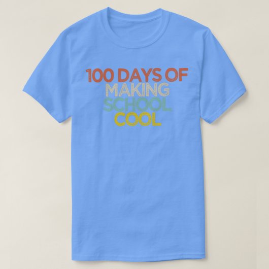 100 dagen schoolklas 2 t-shirt (Design voorkant)