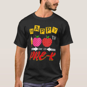 100 dagen schoolleraar 100e dag vóór het K T-shirt