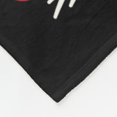 100 dagen schoolleraar en student 1 fleece deken (Hoek)