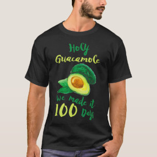 100 dagen schoolleraar Heilige Guacamole Gift T-shirt