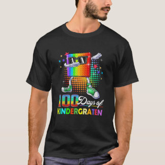 100 dagen schoolleraar Kinderen 100 e T-shirt