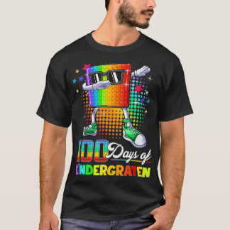 100 dagen schoolleraar Kinderen 100e T-shirt