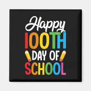 100 dagen schoolleraren Kinder meisjes jongens 100 Magneet