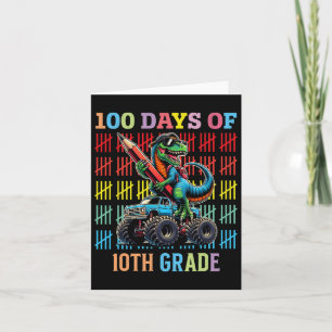 100 dagen schoolMonster, 100e Scho-dag Kaart