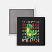 100 dagen schoolMonster, 100e Scho-dag Magneet (Voorkant / Achterkant)