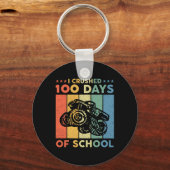 100 dagen schoolMonster, 100e Scho-dag Sleutelhanger (Voorkant)