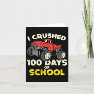 100 dagen schoolmonster Truck 100e dag Kaart
