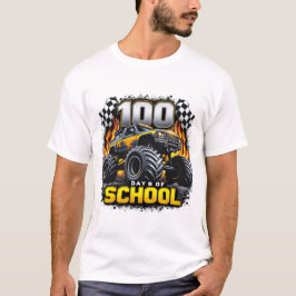 100 dagen schoolMonster Truck 100e dag van Scho T-shirt