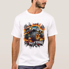 100 dagen schoolMonster Truck 100e dag van Scho T-shirt