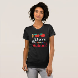 100 dagen schoolontwerp t-shirt