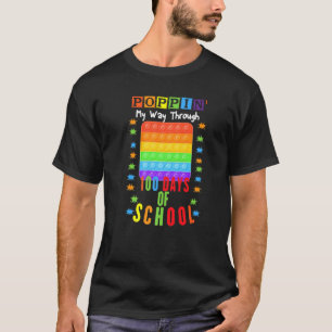 100 dagen schoolpopulatie Kinder jongens meisjes T-shirt