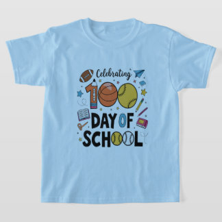 100 dagen schoolsportviering ontwerp t-shirt