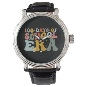 100 dagen schooltijd Groovy leraar kinderen Horloge