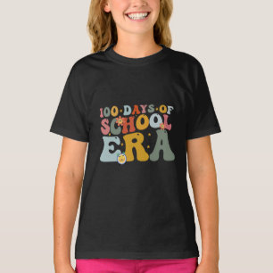 100 dagen schooltijd Groovy leraar kinderen T-shirt