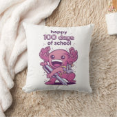 100 dagen schooluitnodiging kussen (Deken)