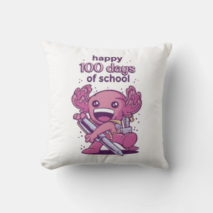 100 dagen schooluitnodiging kussen