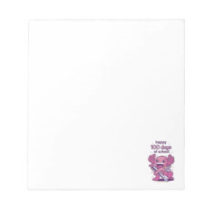 100 dagen schooluitnodiging notitieblok