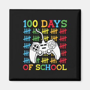 100 dagen schoolvideospellen Controller Gaming K Magneet