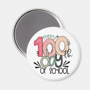 100 dagen schoolviering magneet