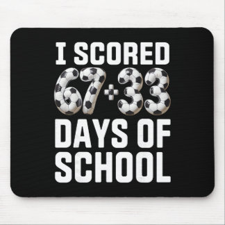 100 dagen schoolvoetbal scoorde zes zeven 67+33 D Muismat