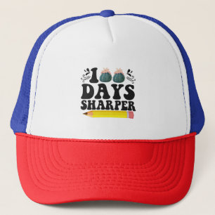 100 dagen Sharper Cactus-leraar 100e dag cadeau Trucker Pet