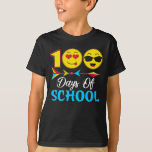 100 dagen Shirt van de School Emoji