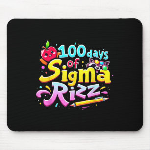 100 dagen Sigma Rizz 100ste dag van de Kinder scho Muismat