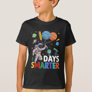 100 dagen slimme astronaut ruimte school t-shirt